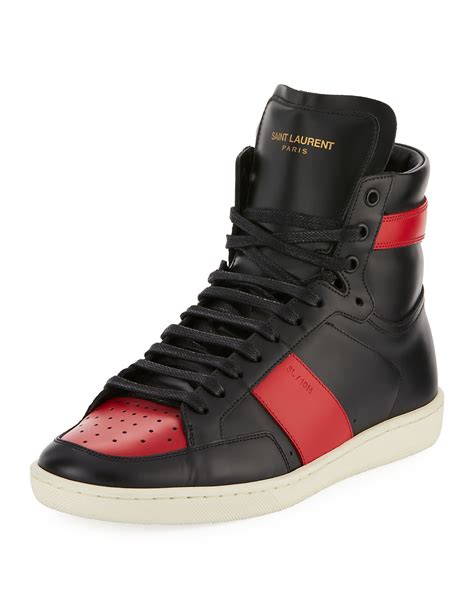 ysl sneakers men's sale|saint laurent high top sneakers.